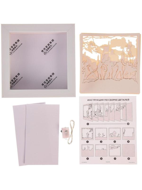 Набор для творчества «Многослойный ночник» волшебный, Marvel, Мстители