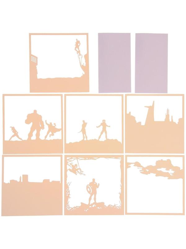 Набор для творчества «Многослойный ночник» волшебный, Marvel, Мстители