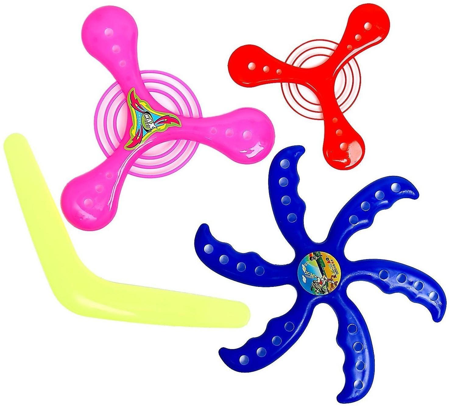 Бумеранг, набор 4 штуки, цвета МИКС