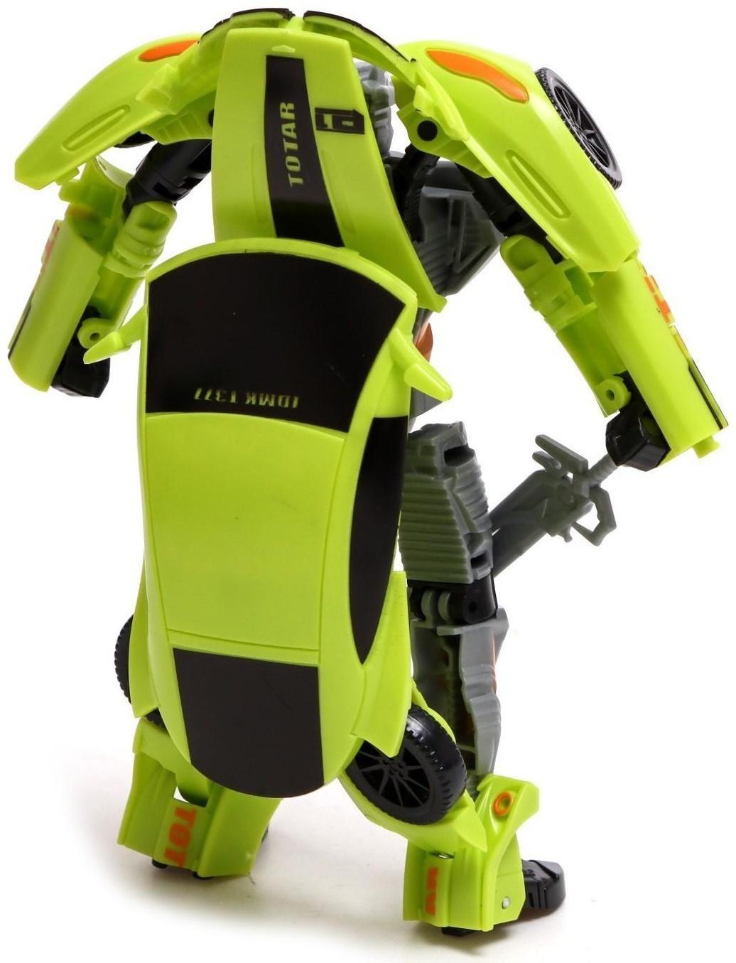 Робот «Автобот», трансформируется, цвет зелёный