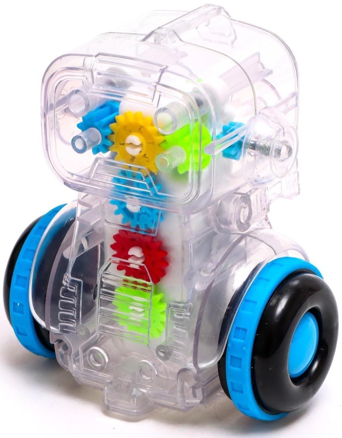 Робот инерционный «Шестерёнка», цвета МИКС