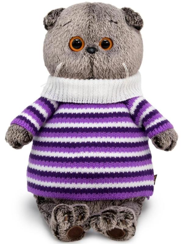 Мягкая игрушка «Басик в полосатом свитере», 25 см