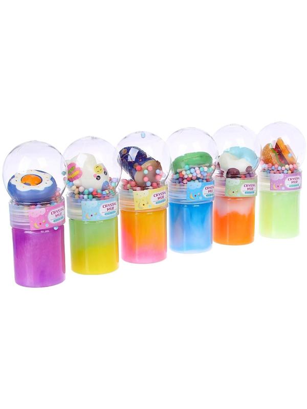 Лизун «Звери» с игрушкой, цвета МИКС