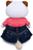 Мягкая игрушка «Ли-Ли в джинсовой юбке и коралловой футболке», 27 см