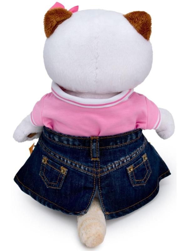 Мягкая игрушка «Ли-Ли в джинсовой юбке и футболке поло», 27 см