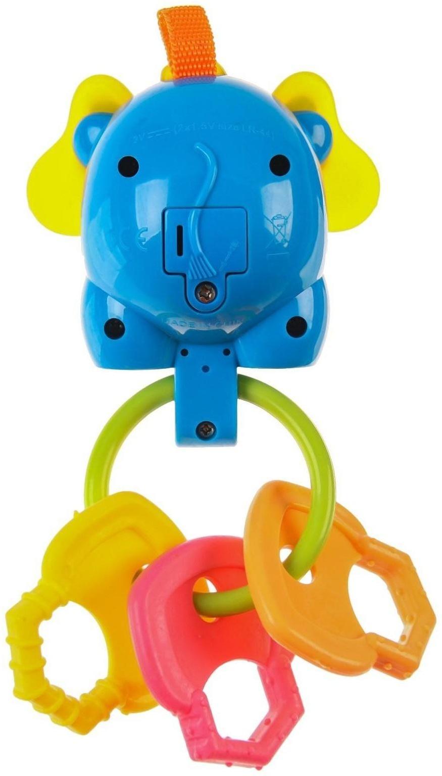 Погремушка «Слоник» прорезыватели на кольце