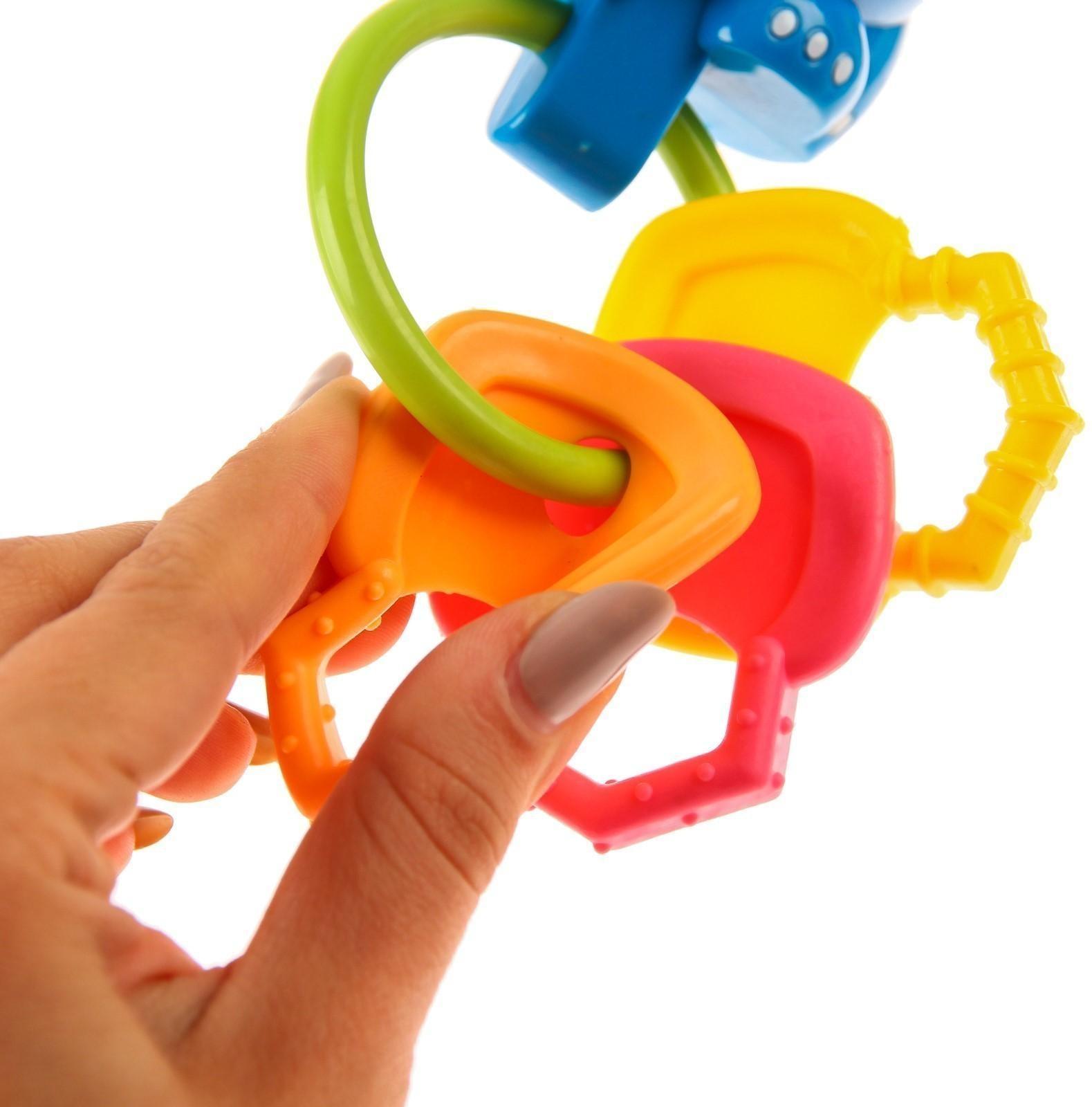 Погремушка «Слоник» прорезыватели на кольце