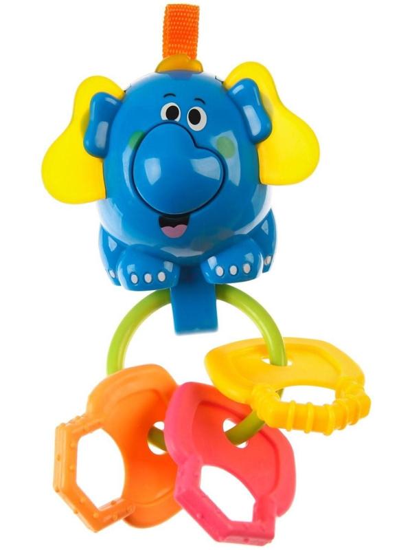 Погремушка «Слоник» прорезыватели на кольце
