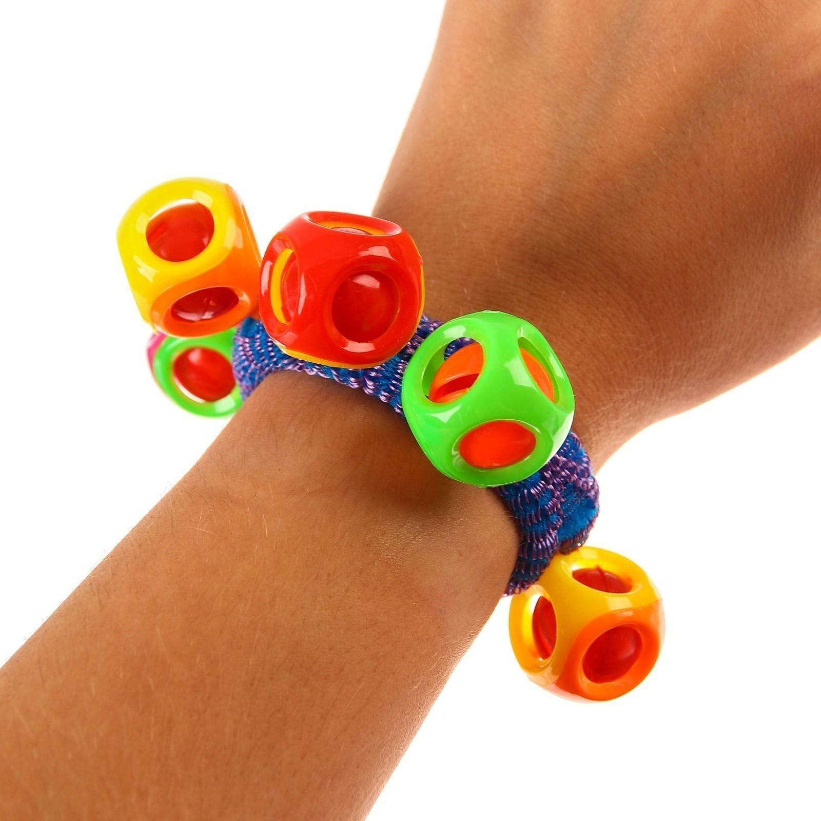 Погремушка - браслет «На ручку №4», 6 бубенчиков, цвет МИКС