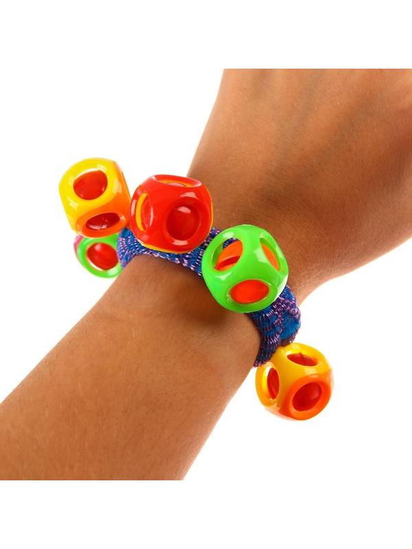 Погремушка - браслет «На ручку №4», 6 бубенчиков, цвет МИКС