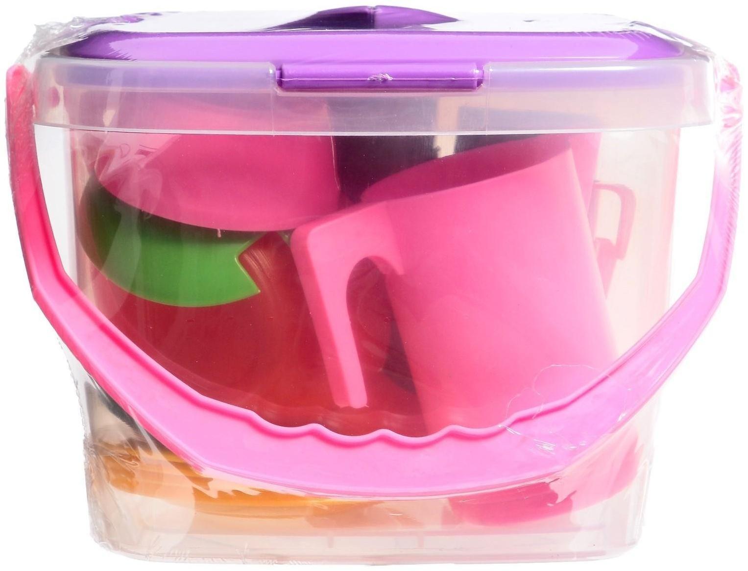 Игровой набор «Корзинка для чаепития», 35 предметов, МИКС