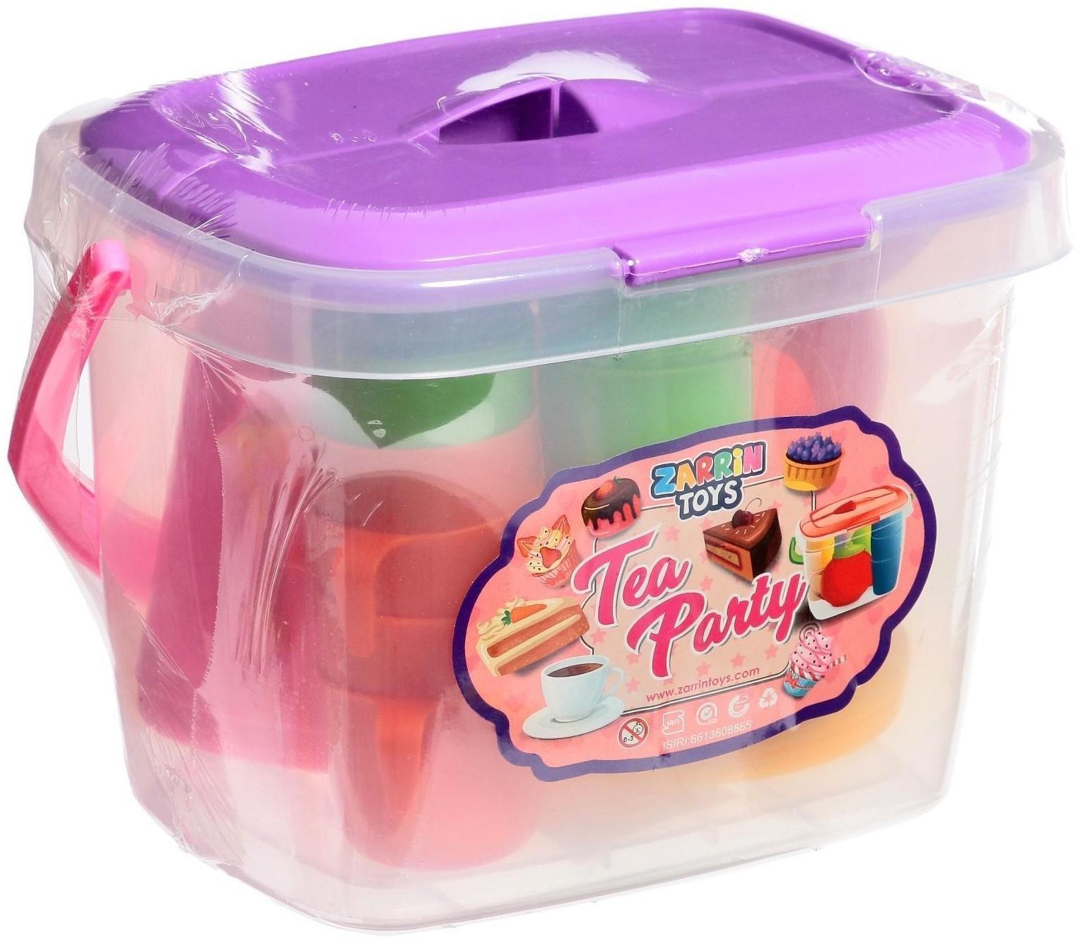 Игровой набор «Корзинка для чаепития», 35 предметов, МИКС