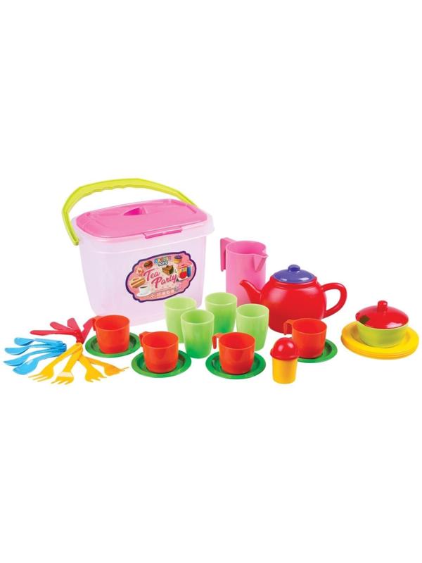 Игровой набор «Корзинка для чаепития», 35 предметов, МИКС