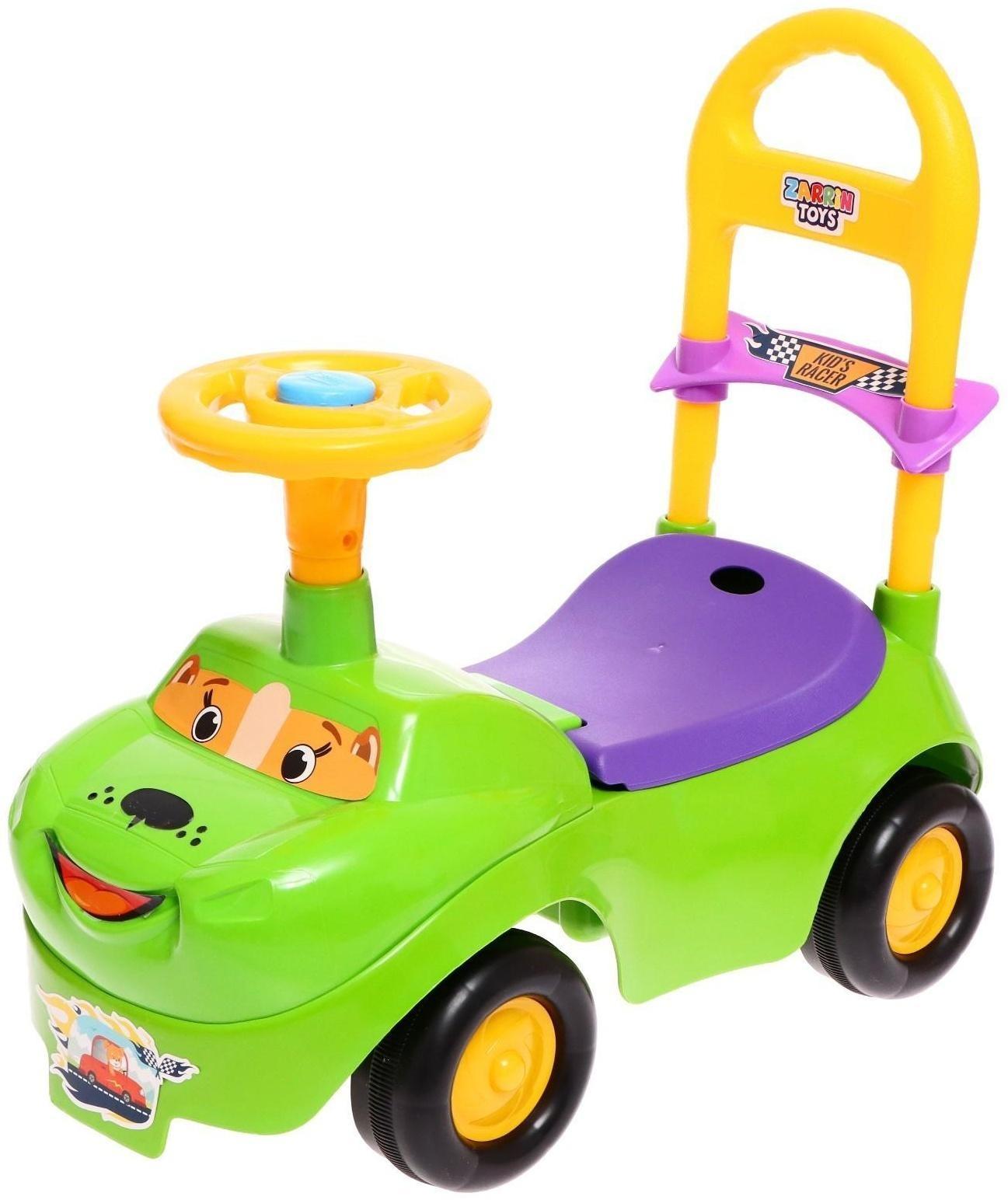 Машина-каталка Zarrin TinyTot, с клаксоном, цвет салатовый