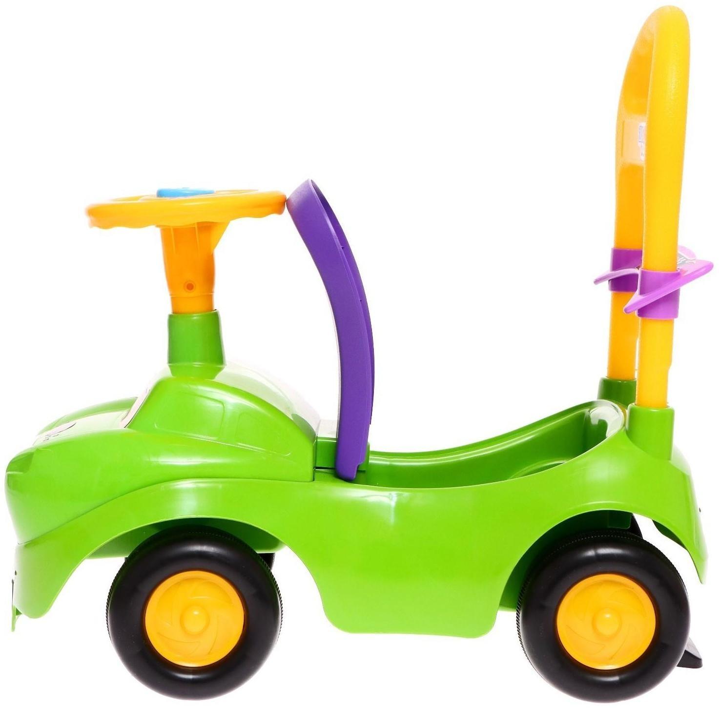 Машина-каталка Zarrin TinyTot, с клаксоном, цвет салатовый