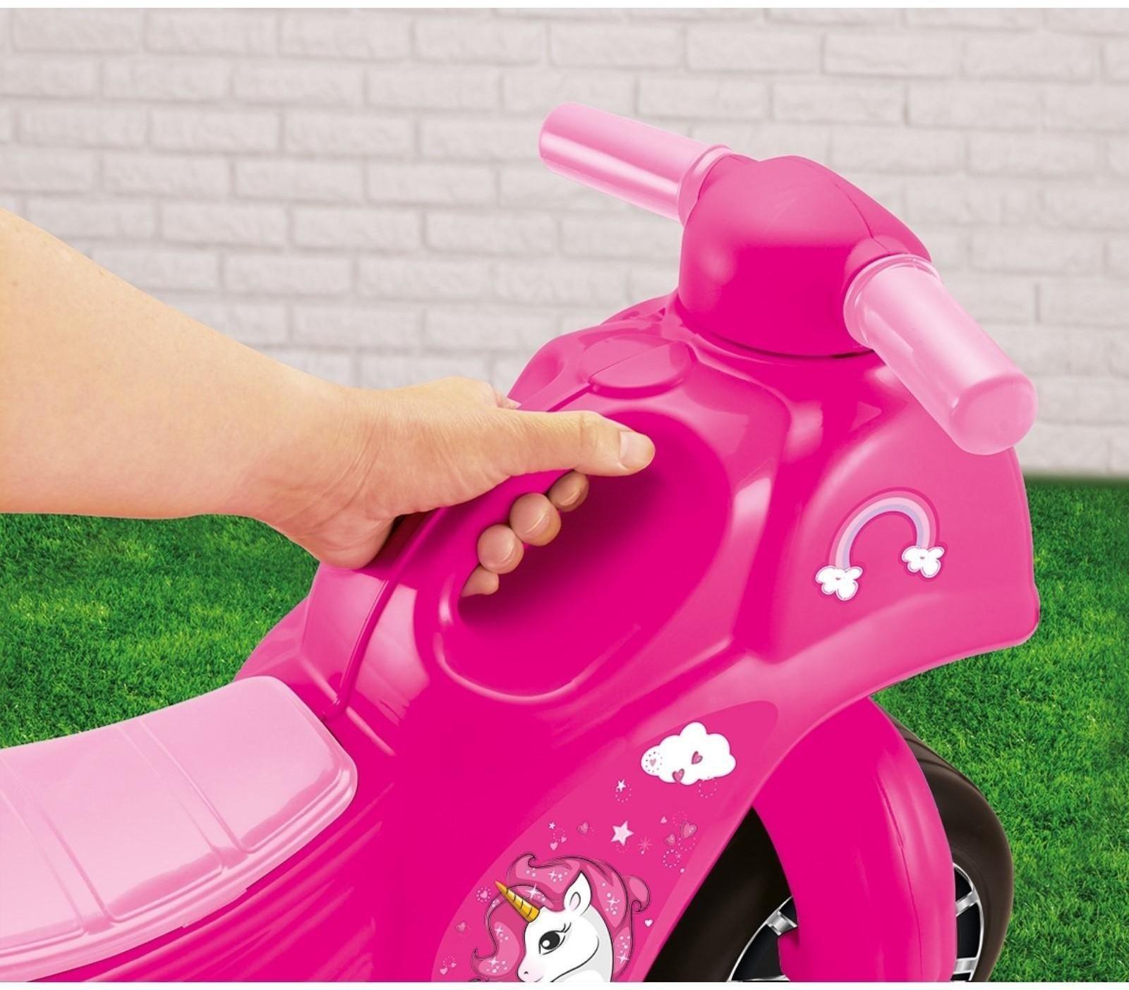 Толокар «Мой первый мотоцикл», цвет розовый