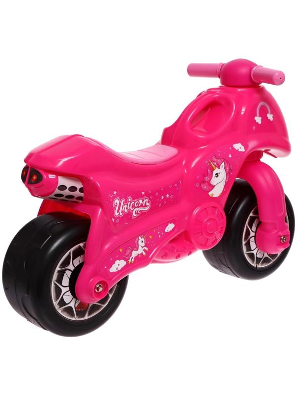 Толокар «Мой первый мотоцикл», цвет розовый