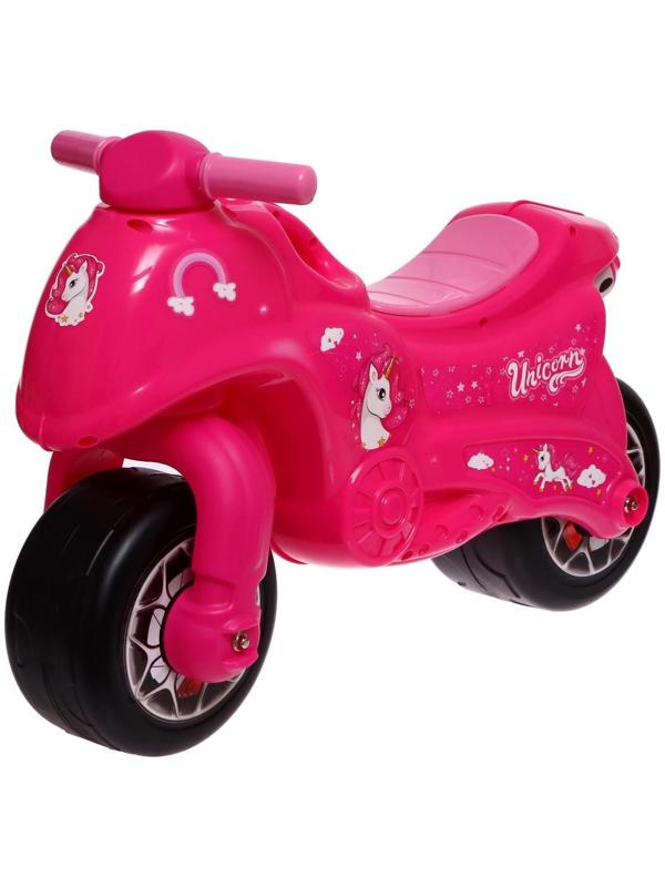 Толокар «Мой первый мотоцикл», цвет розовый