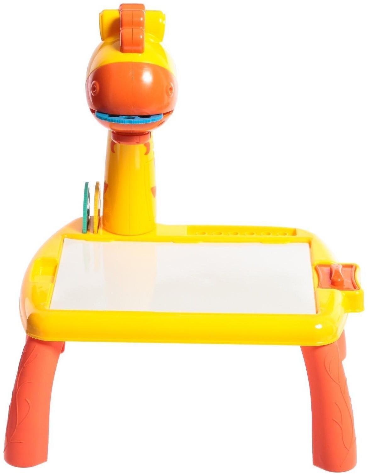 Проектор-столик «Жирафик», свет, звук, цвета МИКС