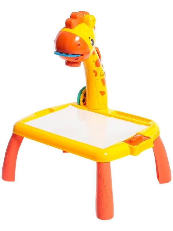 Проектор-столик «Жирафик», свет, звук, цвета МИКС