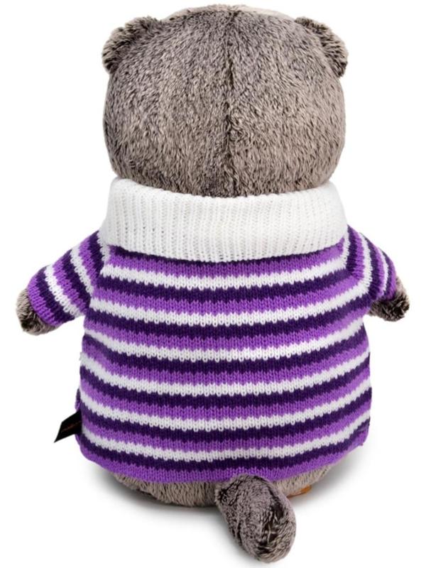 Мягкая игрушка «Басик в полосатом свитере», 30 см