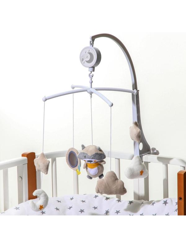 Мобиль музыкальный «Енотик», заводной, мягкие игрушки