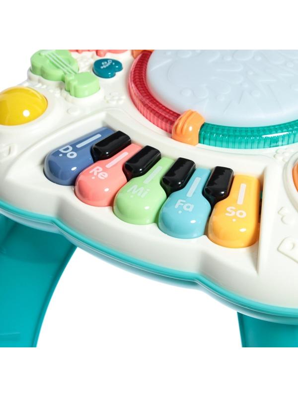 Развивающий столик, световые и звуковые эффекты, цвет бирюзовый