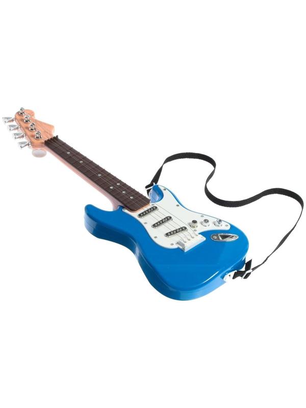 Игрушка музыкальная «Гитара рокер», звуковые эффекты, цвет синий