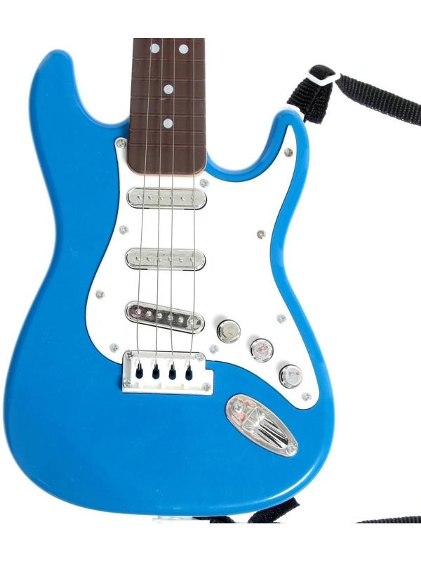 Игрушка музыкальная «Гитара рокер», звуковые эффекты, цвет синий