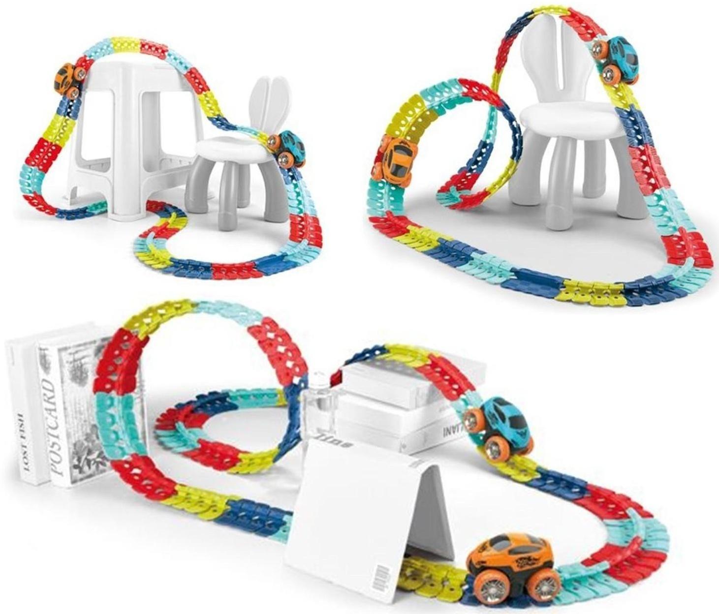 Гибкий автотрек SPEED, работает от батареек