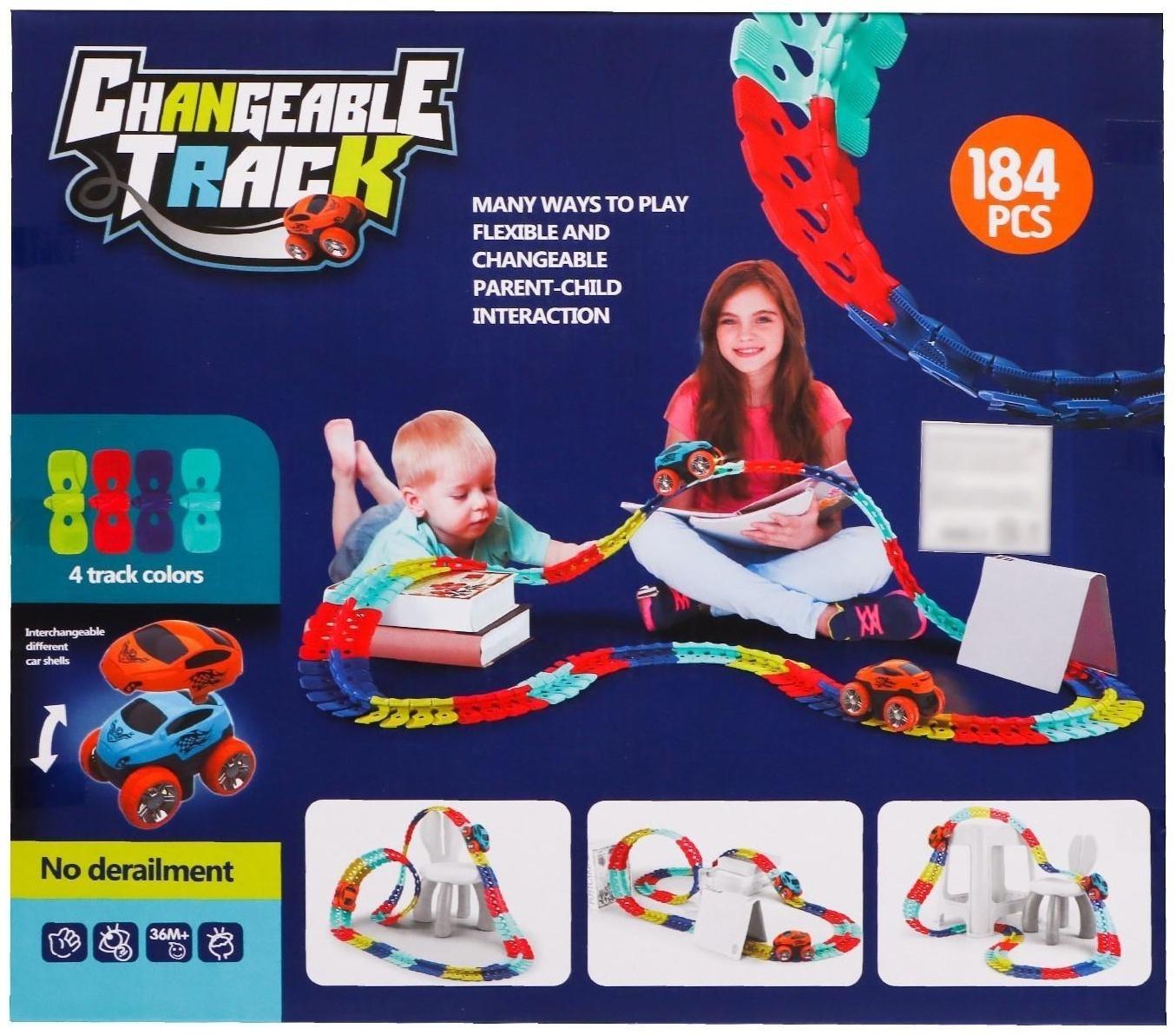 Гибкий автотрек SPEED, работает от батареек