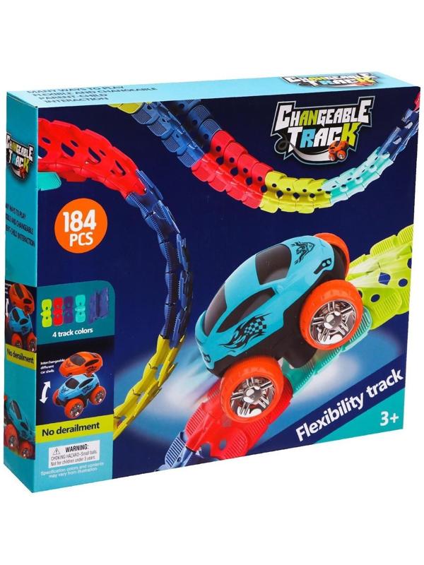 Гибкий автотрек SPEED, работает от батареек