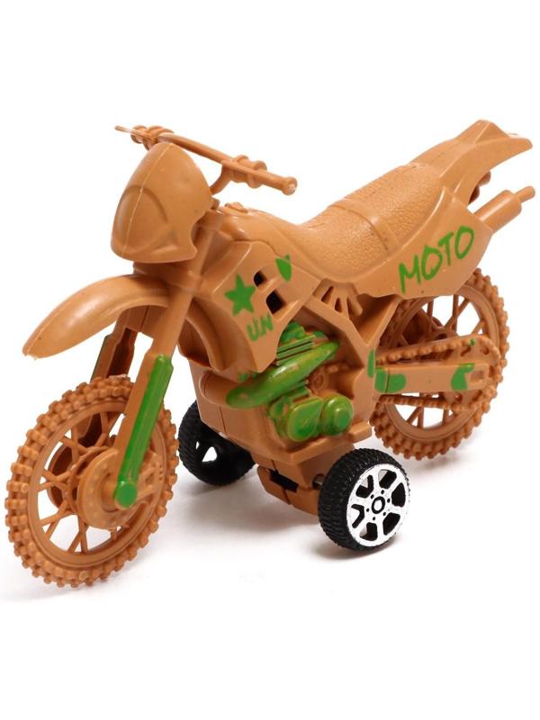 Мотоцикл инерционный «Хаки», МИКС