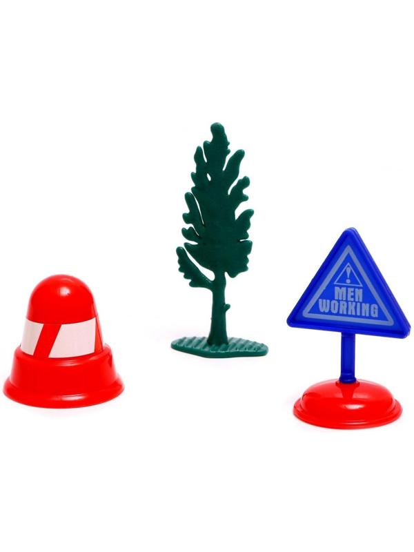 Паровоз инерционный «Классика», с прицепом, цвета МИКС