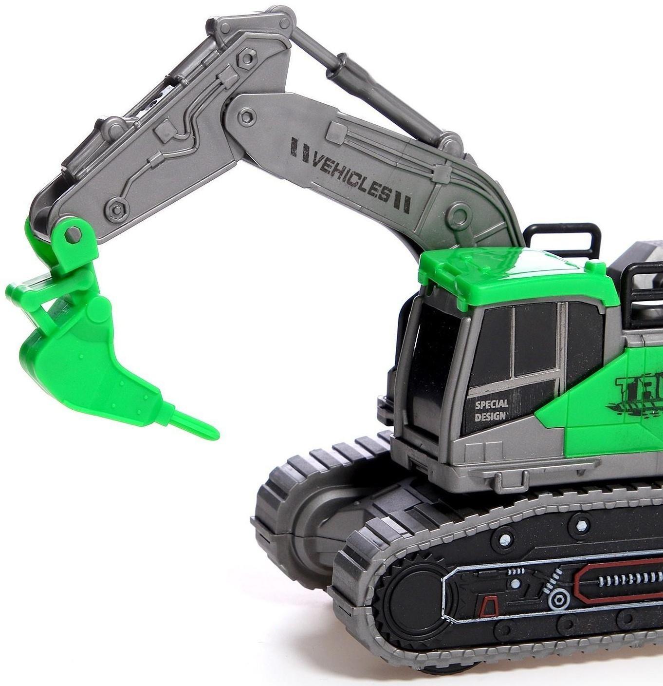 Экскаватор инерционный «Стройка» с прицепом, МИКС