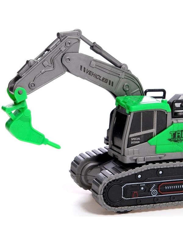 Экскаватор инерционный «Стройка» с прицепом, МИКС