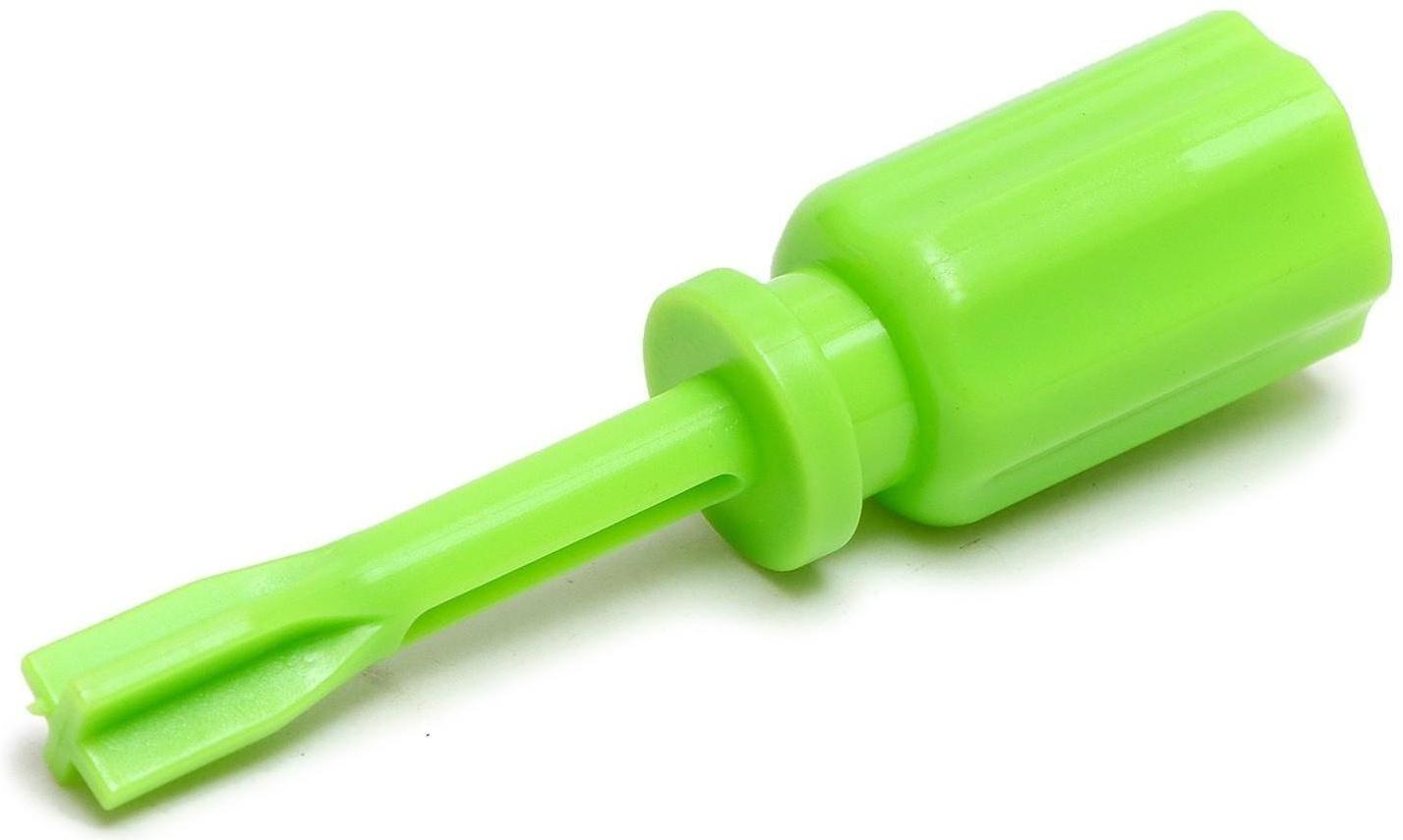 Конструктор винтовой «Паровозик», с отвёрткой 18 деталей, МИКС