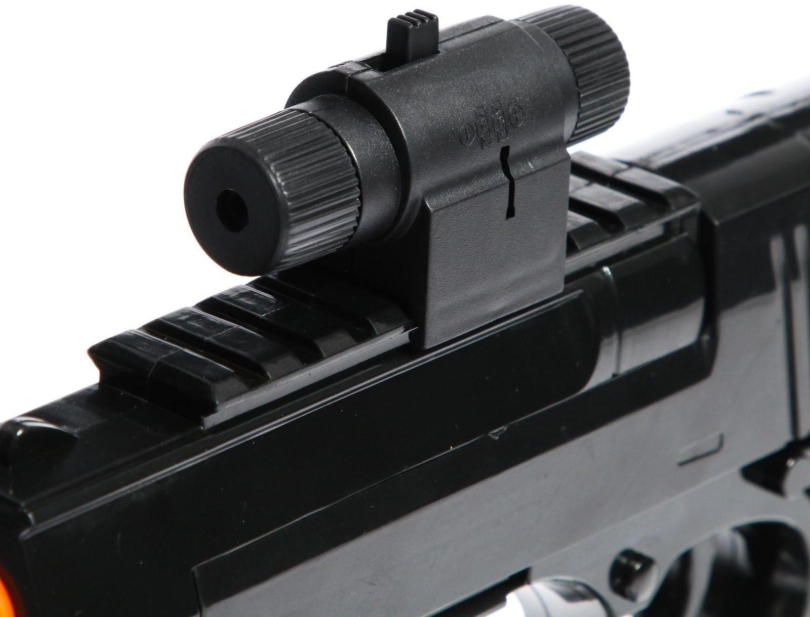 Пистолет «Орёл», с лазером, стреляет мягкими пулями