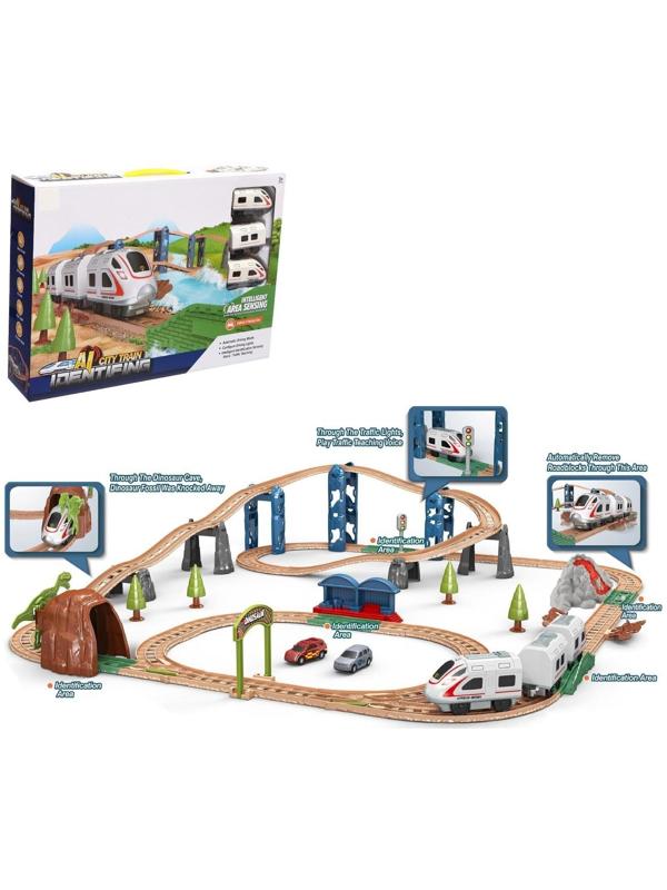 Железная дорога «Экспресс», свет и звук, работает от батареек