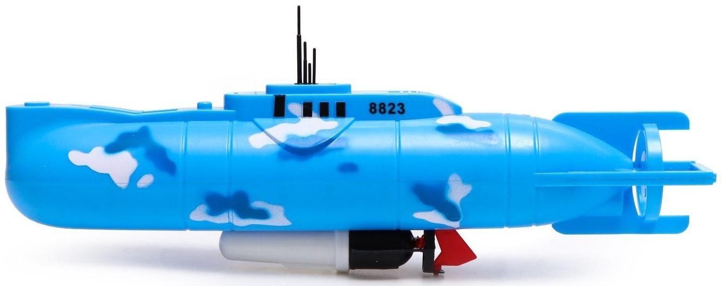 Подводная лодка «Субмарина», плавает, работает от батареек