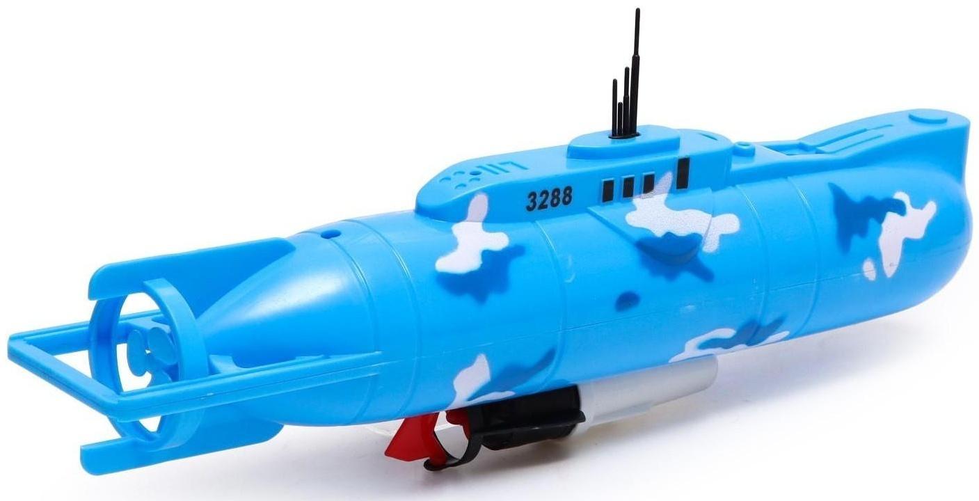 Подводная лодка «Субмарина», плавает, работает от батареек
