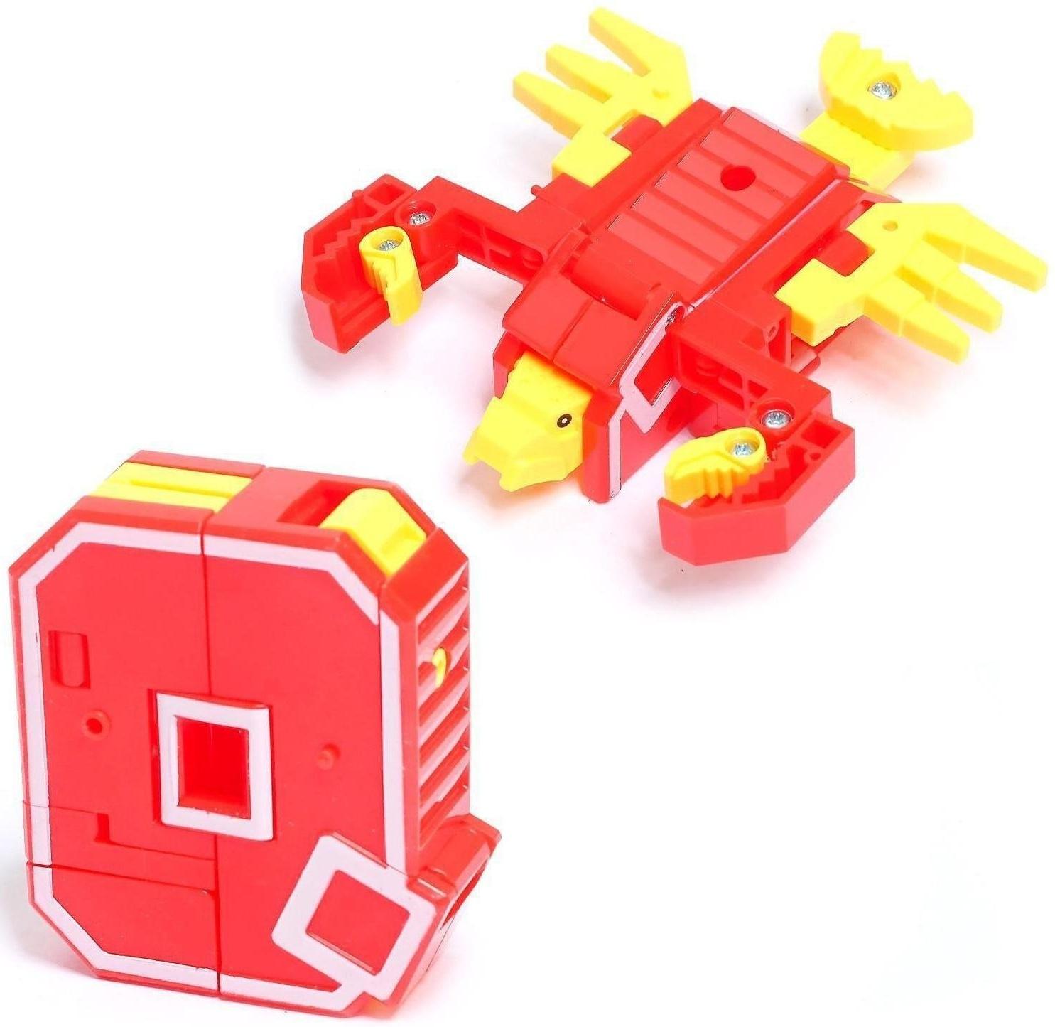 Робот «Дино-буква», трансформируется в динозавра / вариант Микс