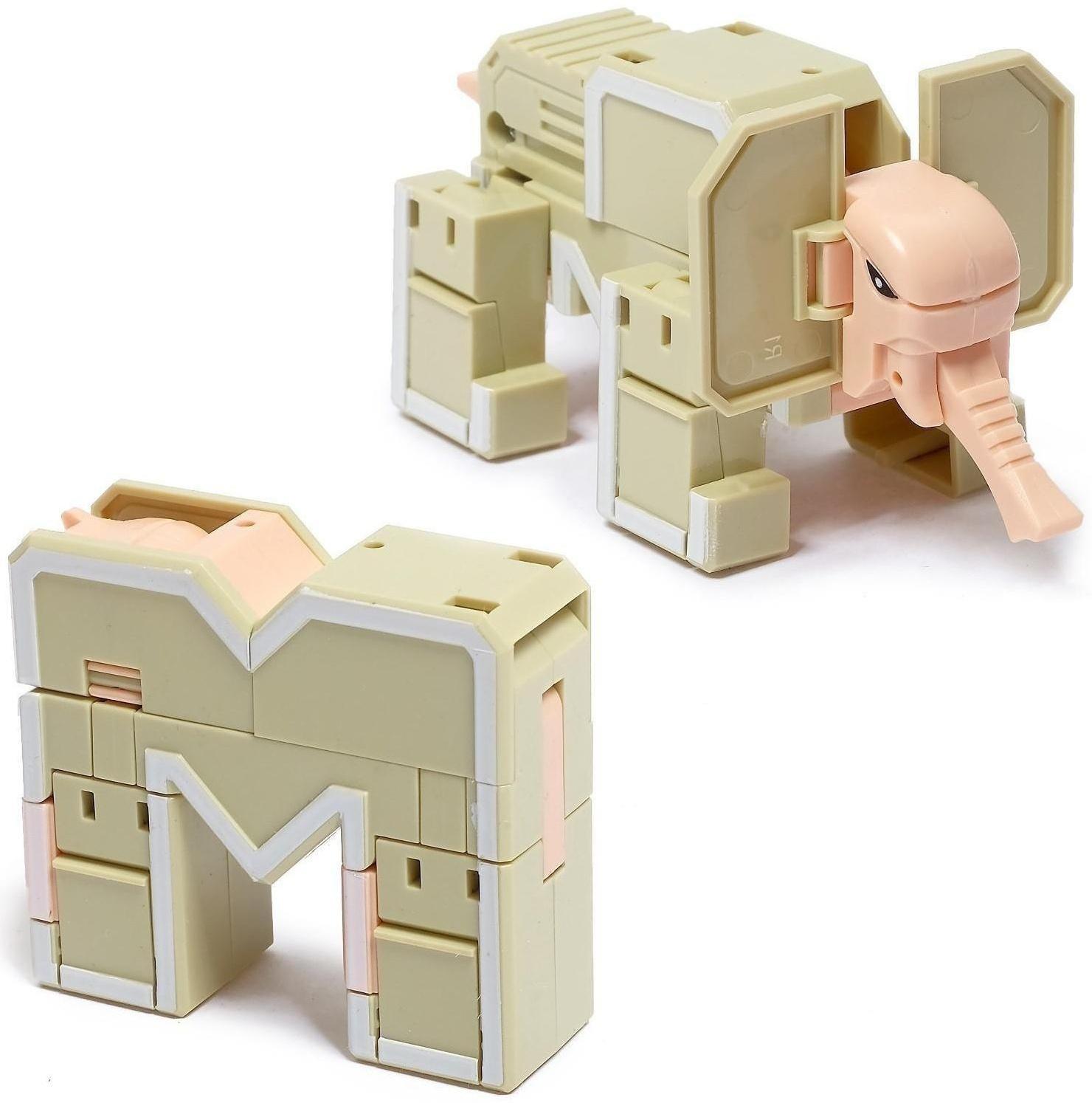 Робот «Дино-буква», трансформируется в динозавра / вариант Микс