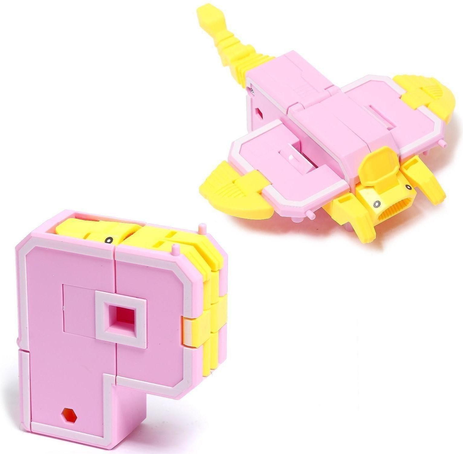 Робот «Дино-буква», трансформируется в динозавра / вариант Микс