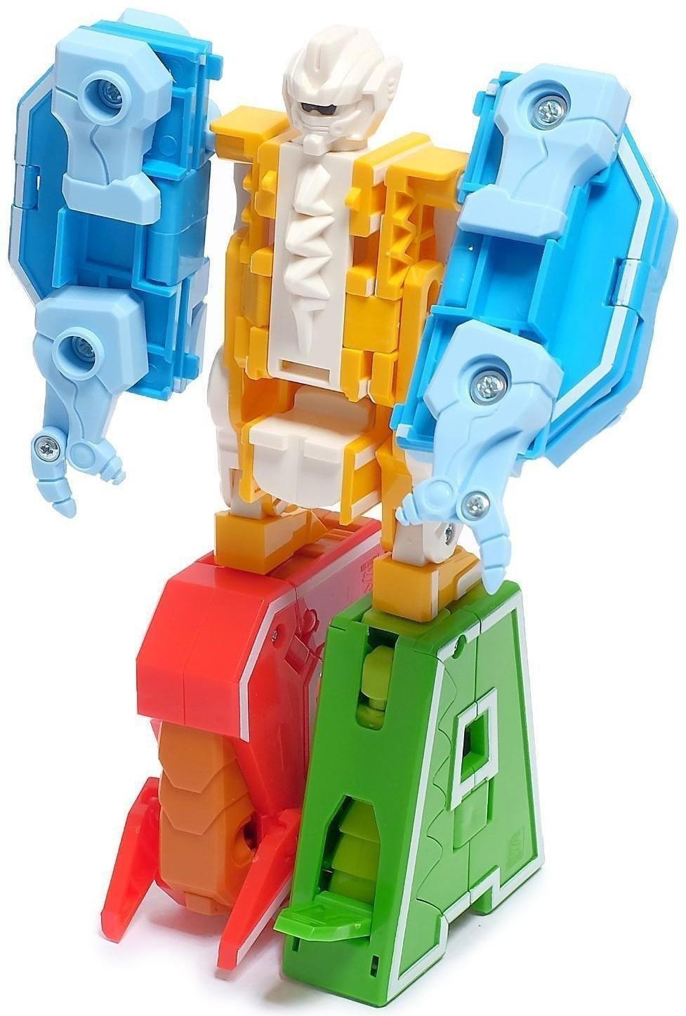 Робот «Дино-буква», трансформируется в динозавра / вариант Микс