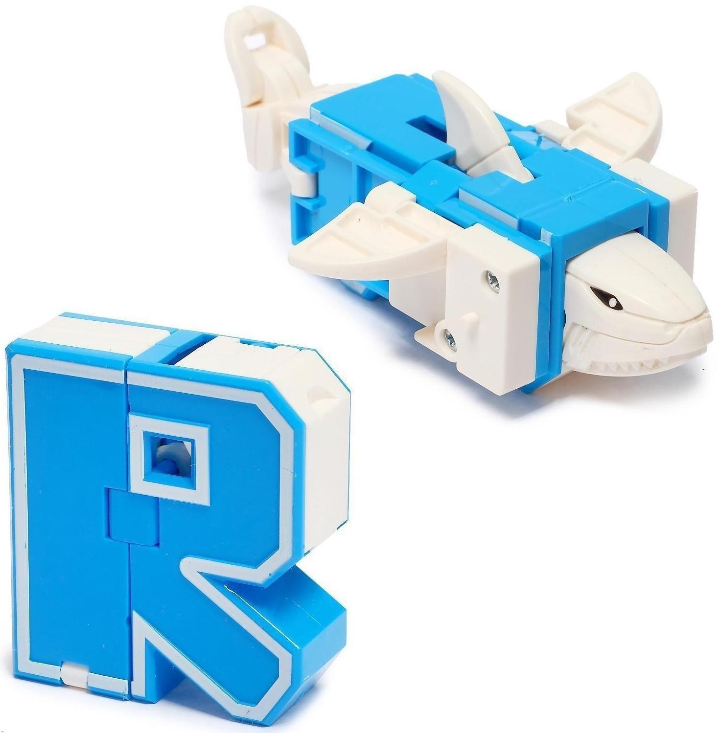 Робот «Дино-буква», трансформируется в динозавра / вариант Микс