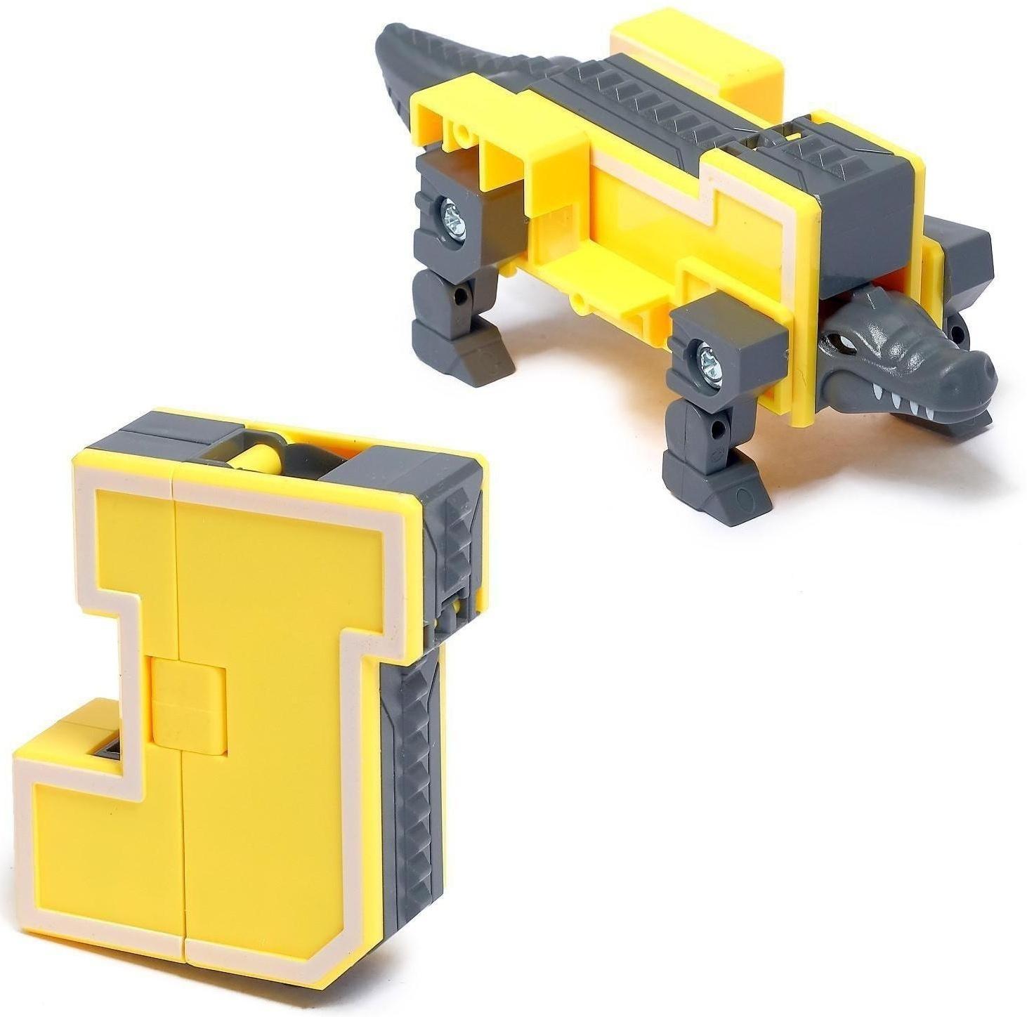 Робот «Дино-буква», трансформируется в динозавра / вариант Микс