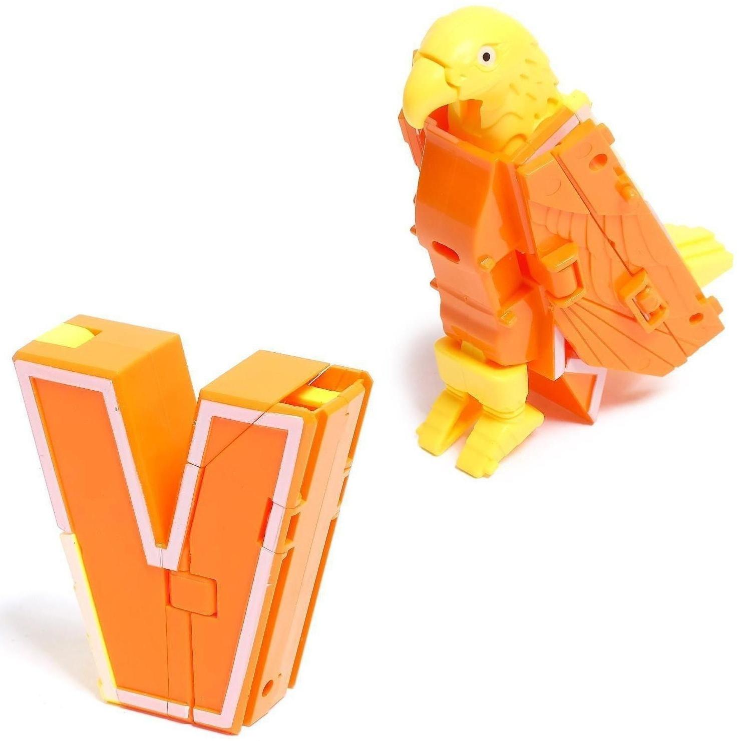 Робот «Дино-буква», трансформируется в динозавра / вариант Микс