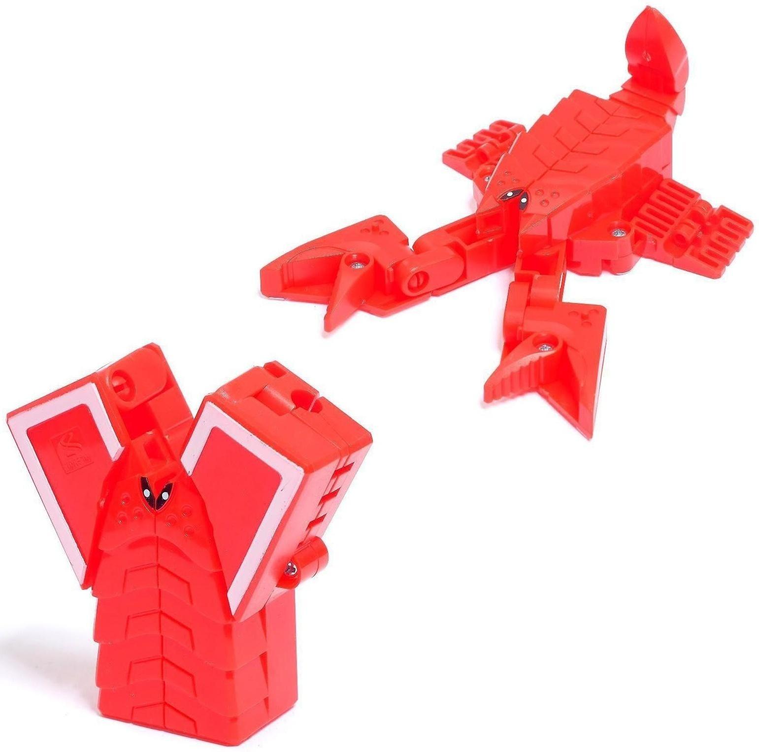 Робот «Дино-буква», трансформируется в динозавра / вариант Микс