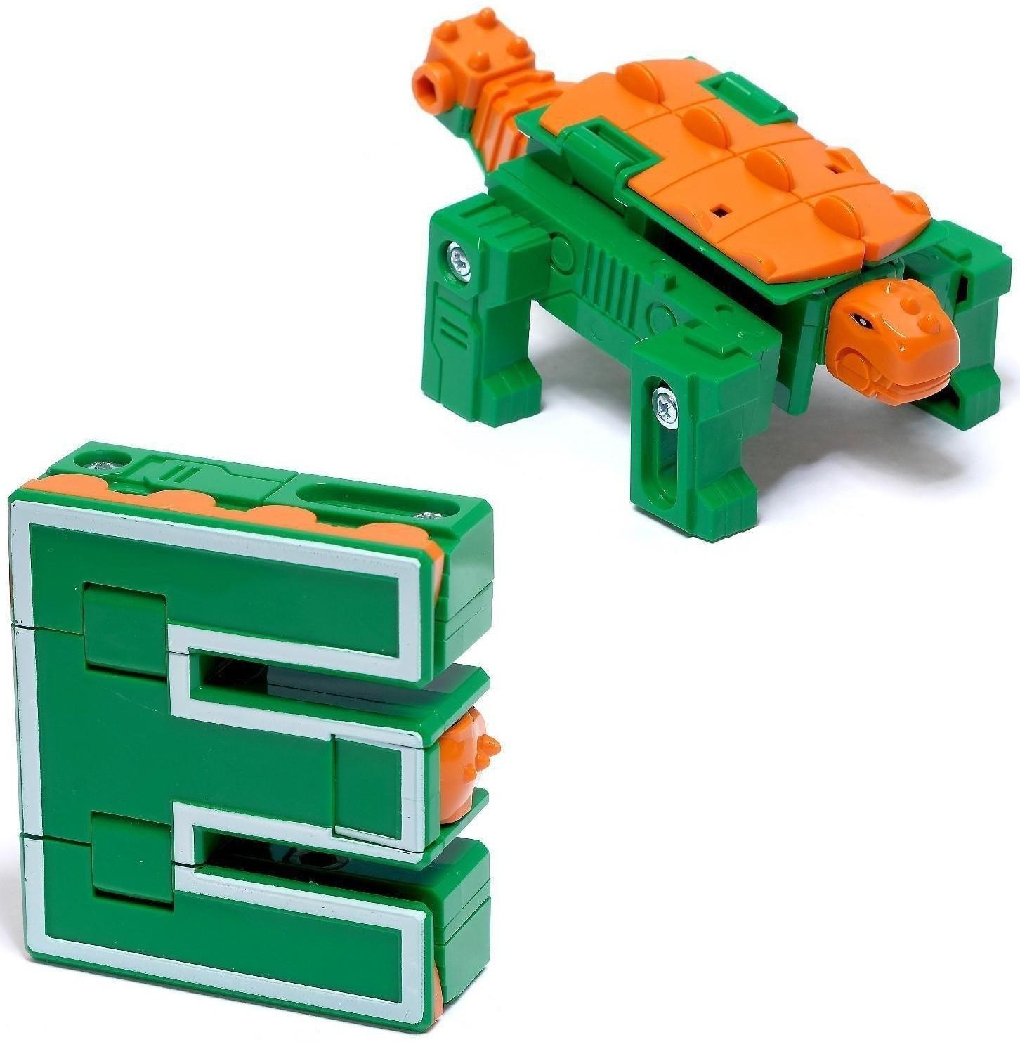 Робот «Дино-буква», трансформируется в динозавра / вариант Микс